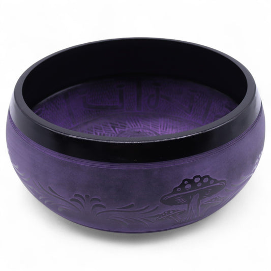Extra Loud - Mushroom Singing Bowl - Purple Haze
