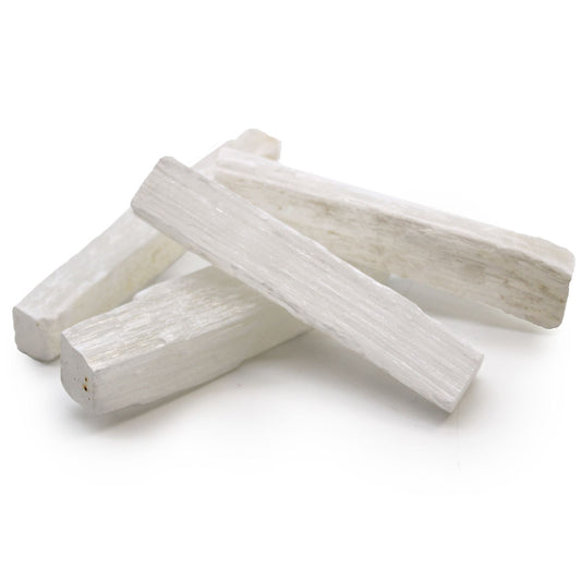 Selenite Stick Raw Crystal - Natural Stone 7-10cm