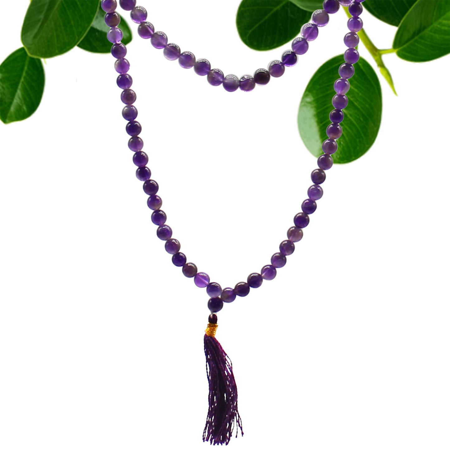 Bead Mala – Amethyst | 108 Beads for Calm & Spiritual Awareness