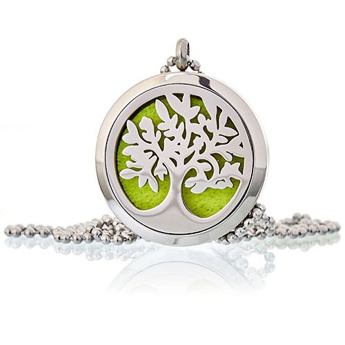Aromatherapy Diffuser Necklace – Tree of Life Design | 30mm