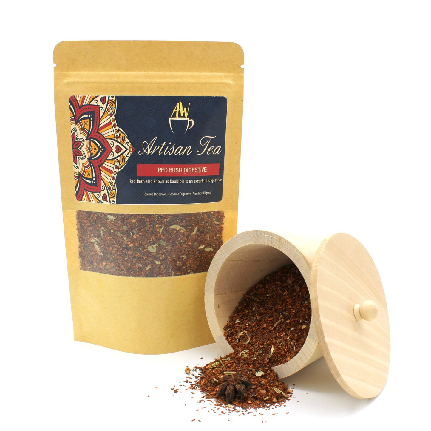 Rooibos Digestive – Rooibos, Mint & Star Anise | Caffeine-Free Tea