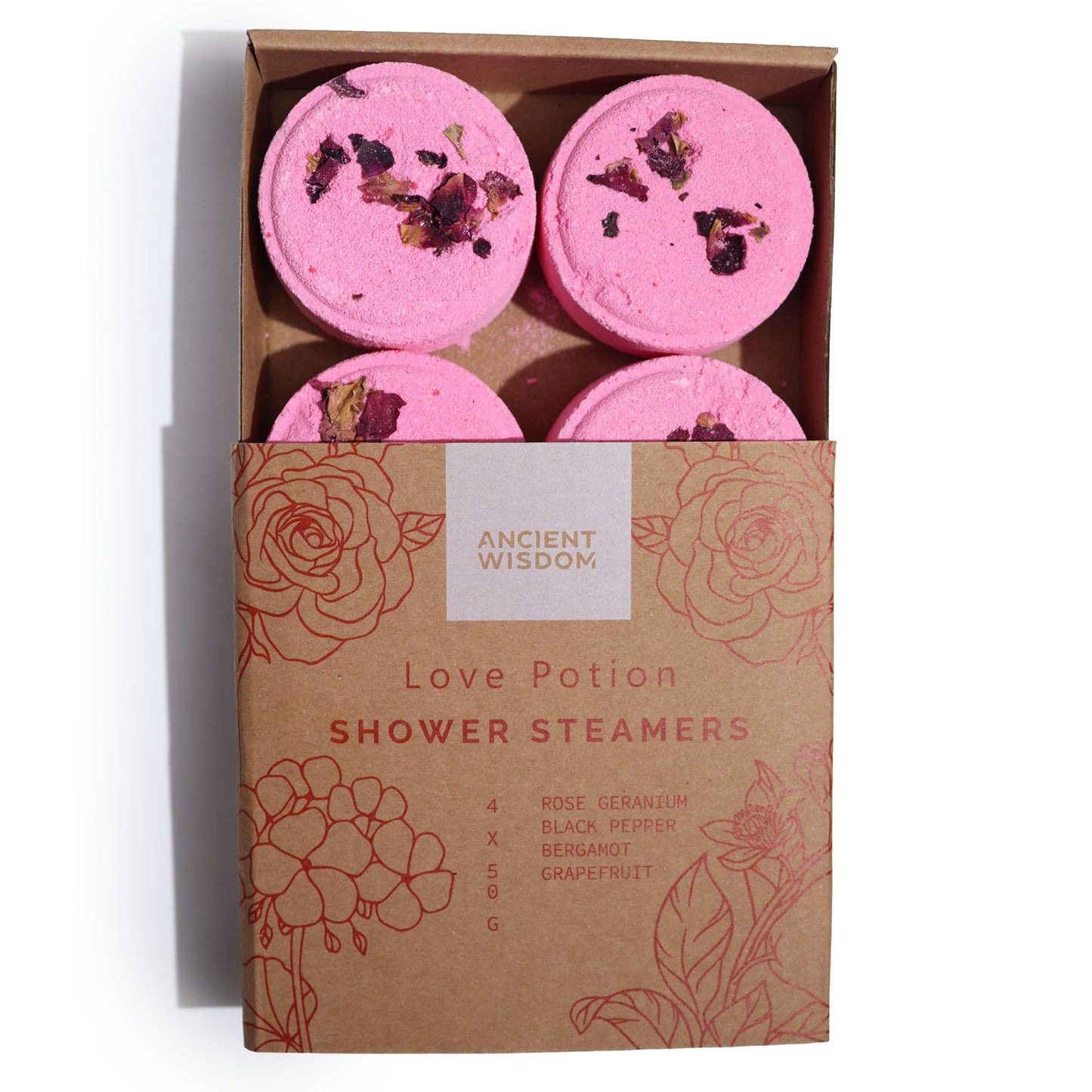 Shower Steamers Gift Set – 4 Aromatherapy Tablets | Luxury Spa at Home