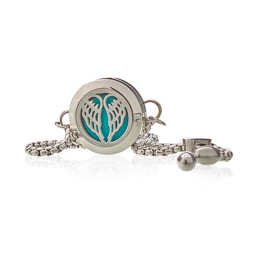 Aromatherapy Bracelet – Angel Wings Design | 20mm