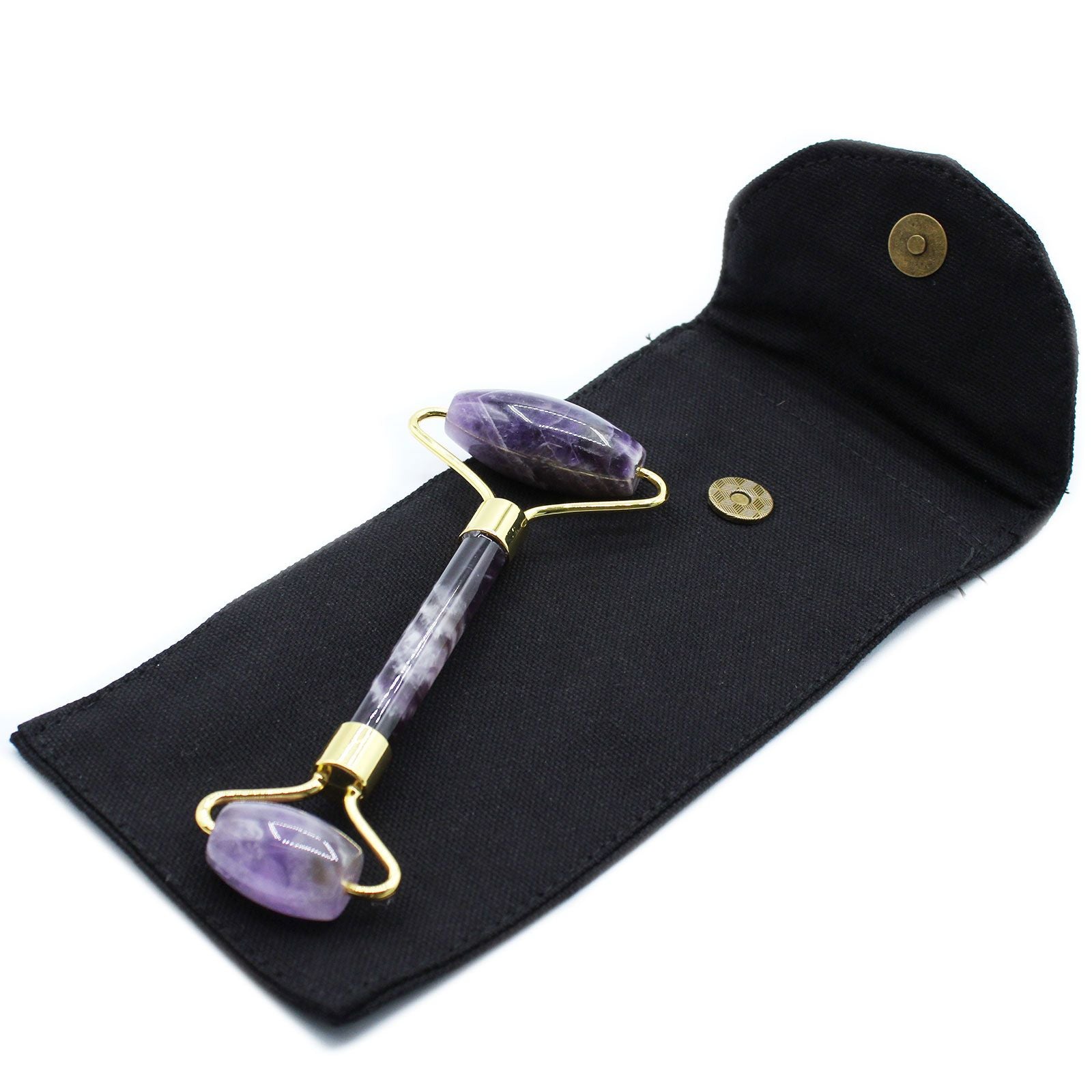 Amethyst Face Roller – Double Stone | Calming & Revitalizing